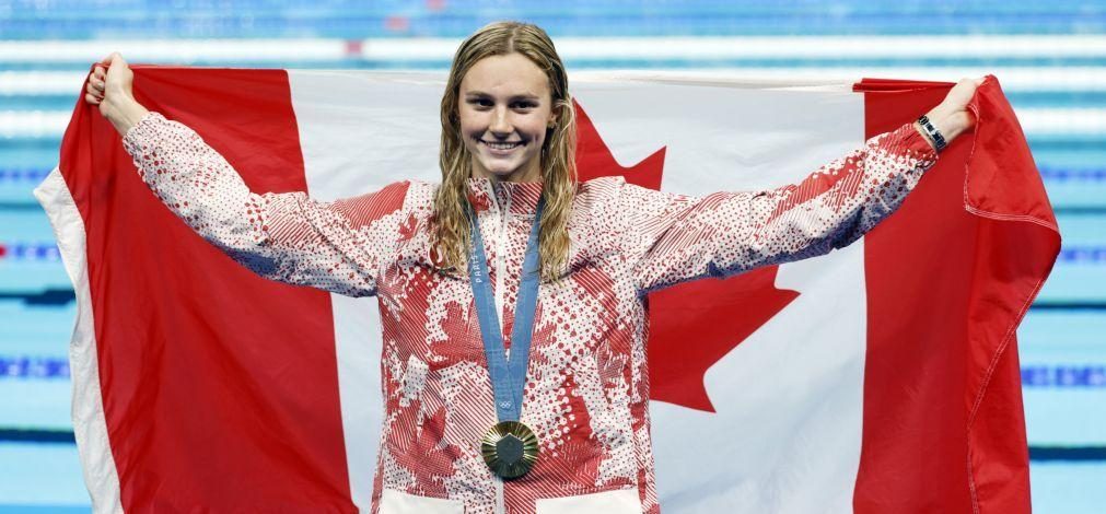 Paris2024: Jovem canadiana Summer McIntosh soma terceiro ouro ao vencer 200 estilos