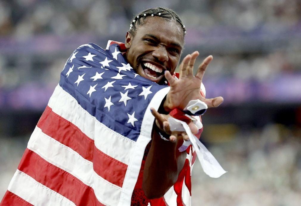 Noah Lyles campeão dos 100 metros, final decidida por milésimos em Paris2024