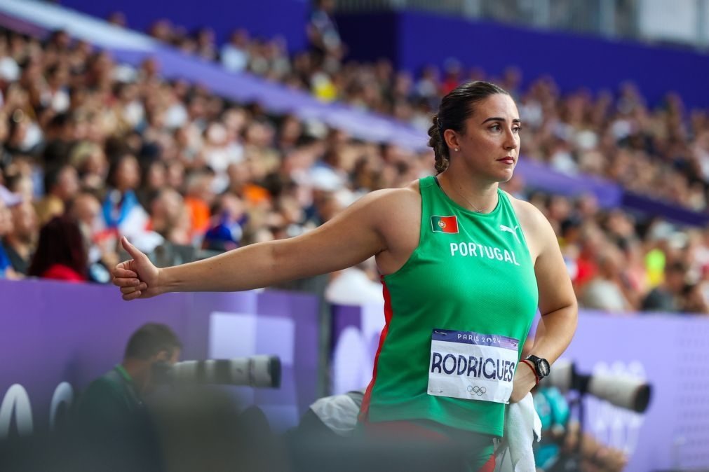 Irina Rodrigues nona na final do lançamento do disco em Paris2024