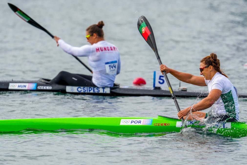 Canoísta Teresa Portela relegada para os 'quartos' de K1 500 metros em Paris2024