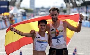 Espanha conquista ouro na estafeta mista de marcha em Paris2024