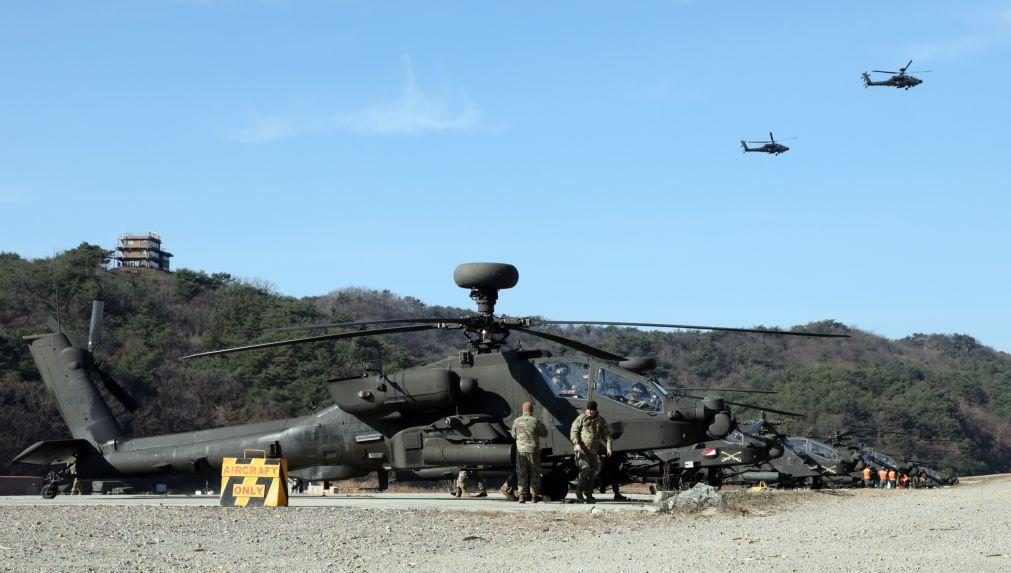 Estados Unidos aprovam venda de 36 helicópteros de ataque Apache à Coreia do Sul