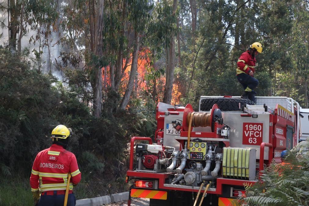 Câmara de Lobos com uma frente de incêndio após reacendimento na Fajã dos Cardos