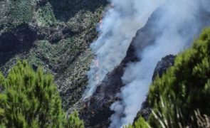 Duas frentes mantêm-se ativas na Madeira, Pico Ruivo a que mais preocupa