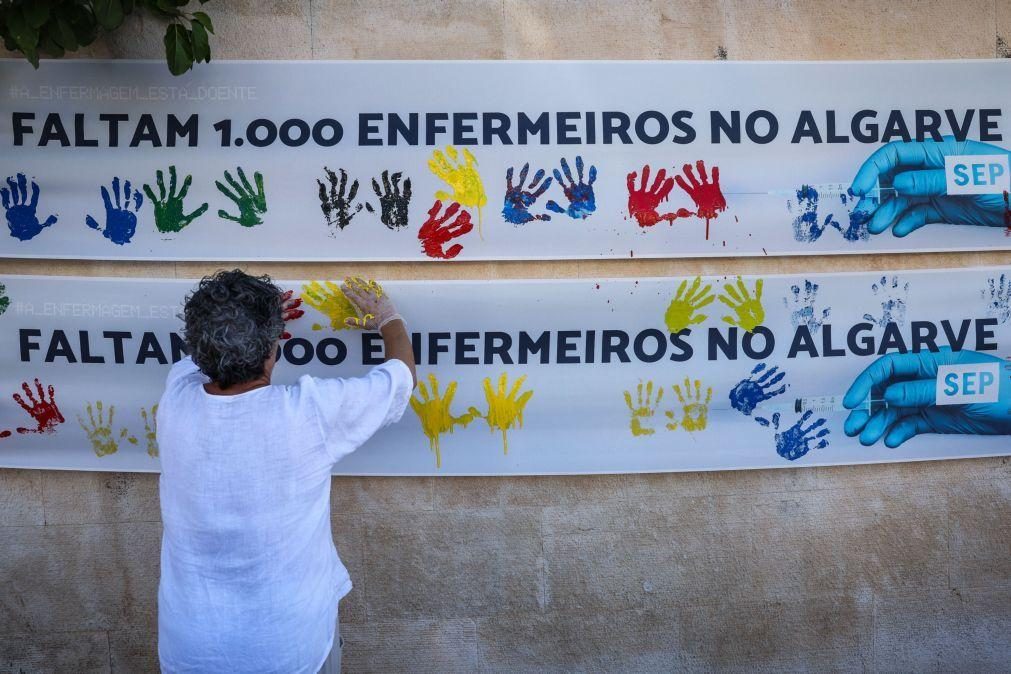 Greve dos enfermeiros no Algarve com adesão de cerca de 70%