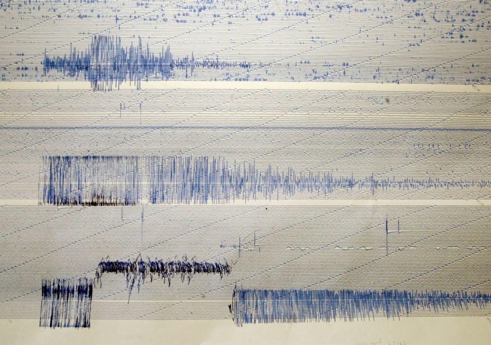 Sismo de magnitude 5,3 na escala de Richter registado ao largo de Sines