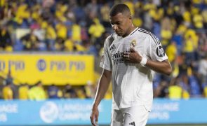 Real Madrid empata nas Canárias e Mbappé continua sem marcar