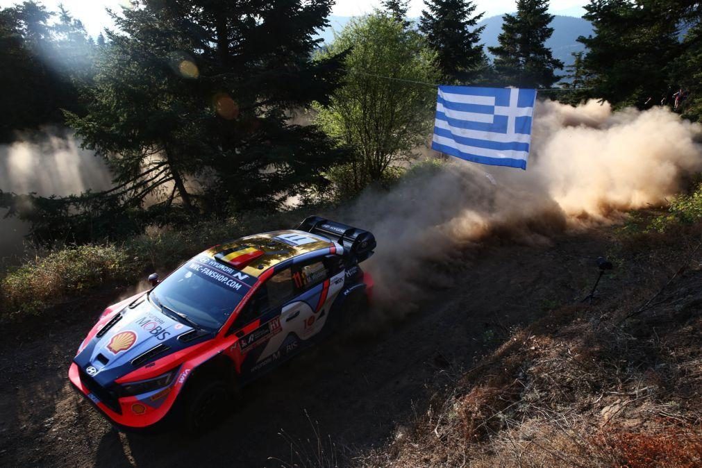 Thierry Neuville termina segundo dia do Rali da Acrópole na frente