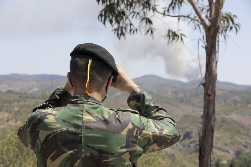 Exército aumenta patrulhas de prevenção a incêndios e coloca 80 militares por dia no terreno