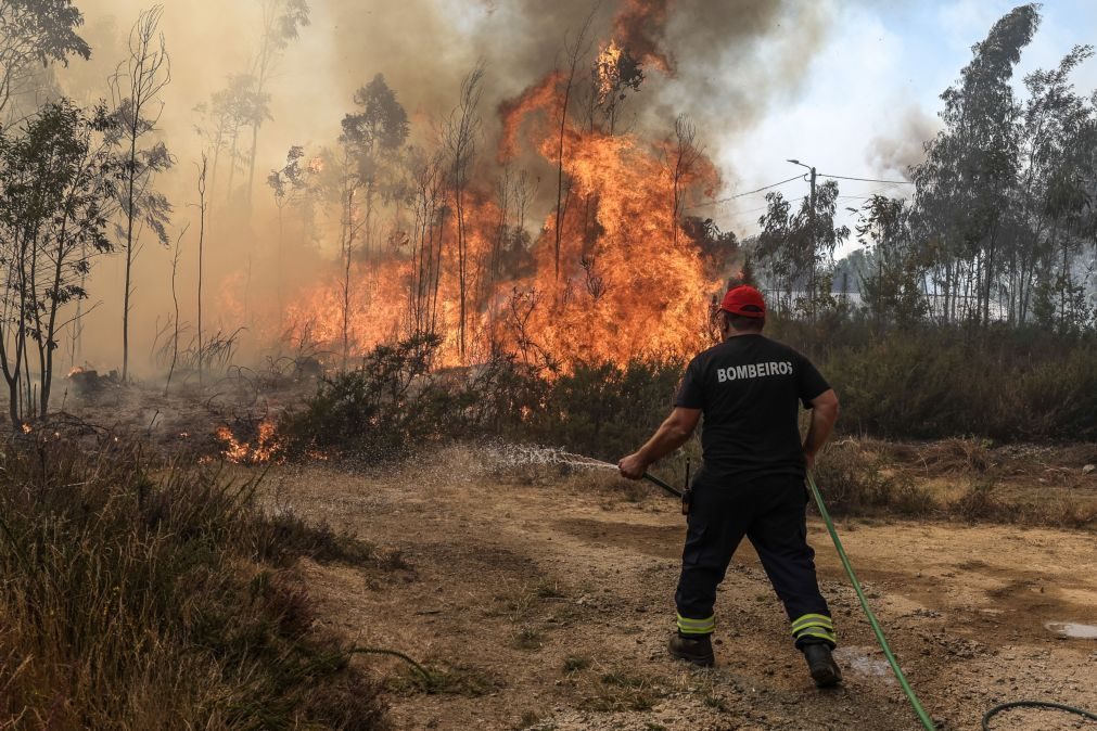 Perto de cinco mil operacionais combatiam 126 fogos às 17:40