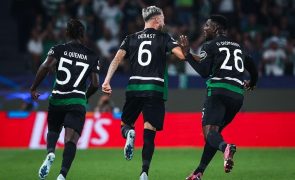 Sporting vence Lille na estreia na fase de liga da 'Champions'