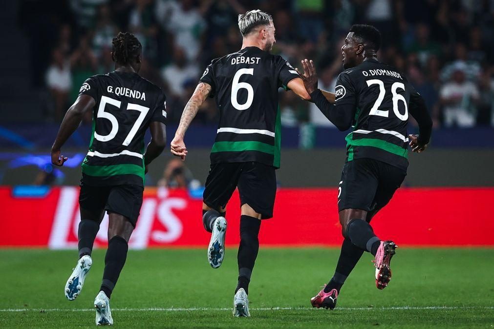 Sporting vence Lille na estreia na fase de liga da 'Champions'