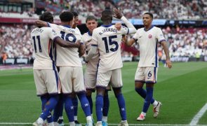 Chelsea vence em casa do West Ham e assume segundo lugar provisório