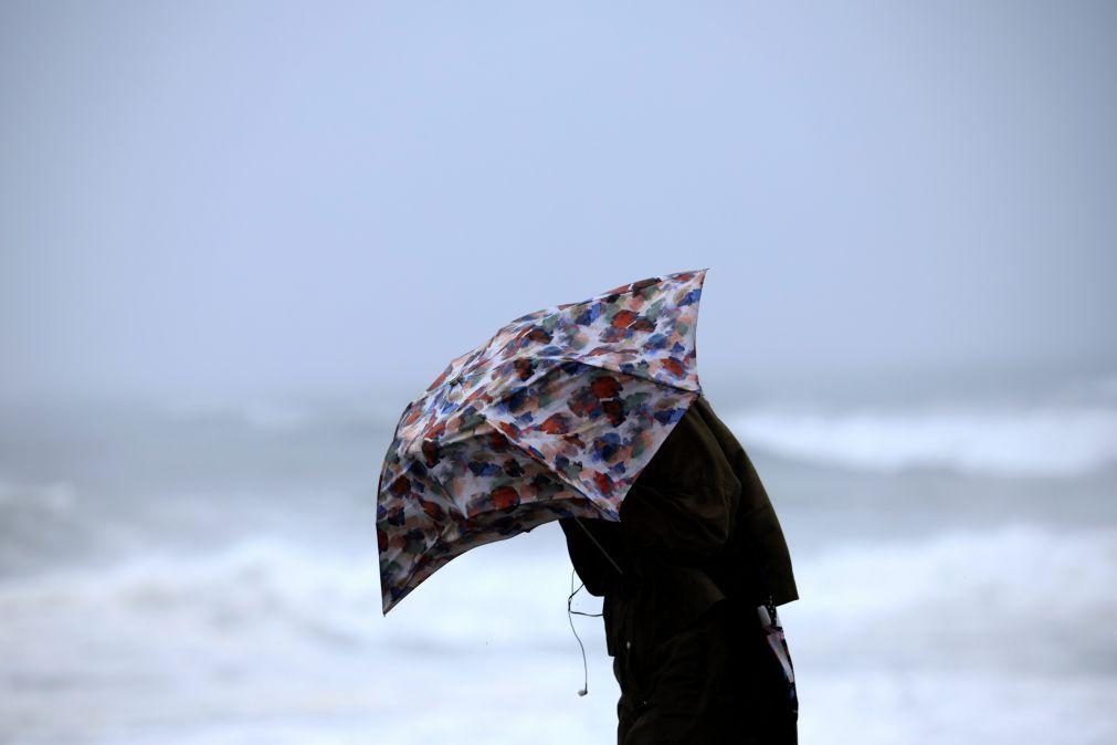 Chuva forte e persistente a partir de terça-feira em especial no Norte e Centro