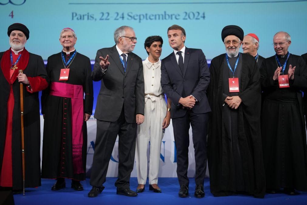 Médio Oriente: Macron defende que chave para a paz é assumir coexistência