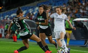 Sporting volta a perder com Real Madrid e é afastado da 'Champions' feminina