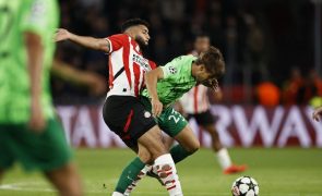 Sporting resgata empate na visita ao PSV Eindhoven da 'Champions'