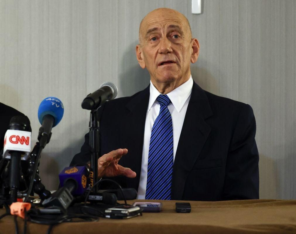 Ex-PM israelita Ehud Olmert apela ao fim de diplomacia hipócrita europeia