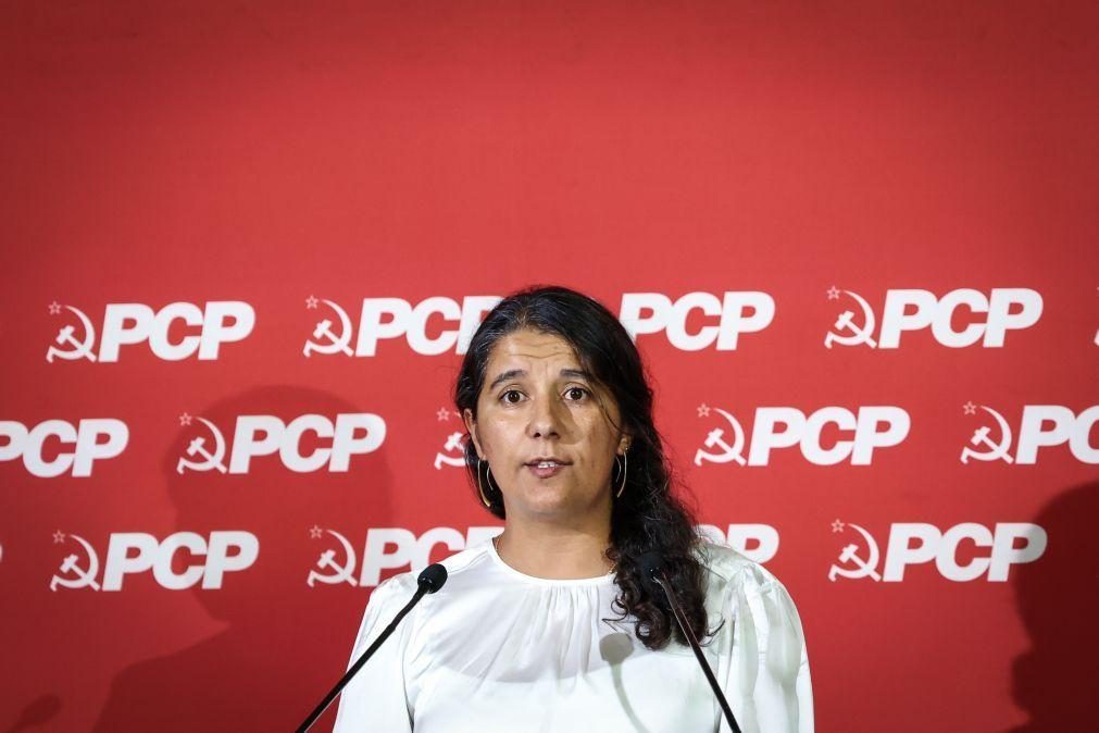 PCP insiste no salário mínimo a 1.000 euros e aumento das pensões em 5%