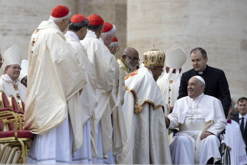 Papa Francisco repete apelo para o fim das guerras no mundo