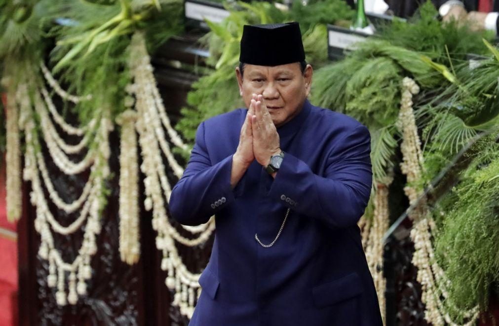 EUA e China felicitam novo presidente da Indonésia Prabowo Subianto