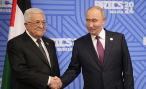 Médio Oriente: Abbas diz a Putin que os palestinianos 