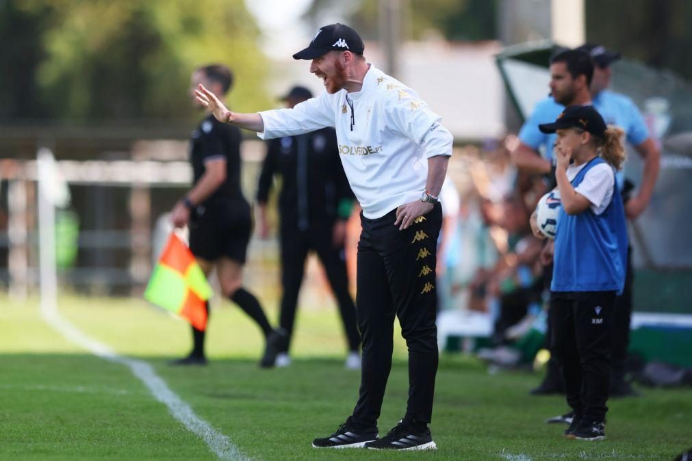 Treinador do Estoril Praia garante que eliminação da Taça 