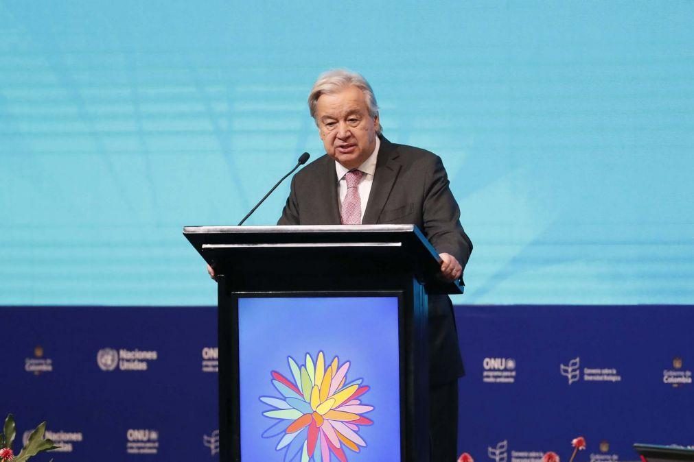 António Guterres alerta que mundo não pode dar-se ao luxo de sair da COP16 sem acordos