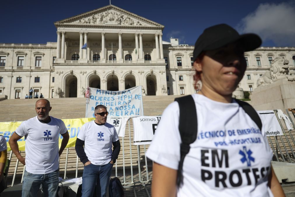 Técnicos de Emergência Pré-Hospitalar prometem só parar greve após proposta do Governo