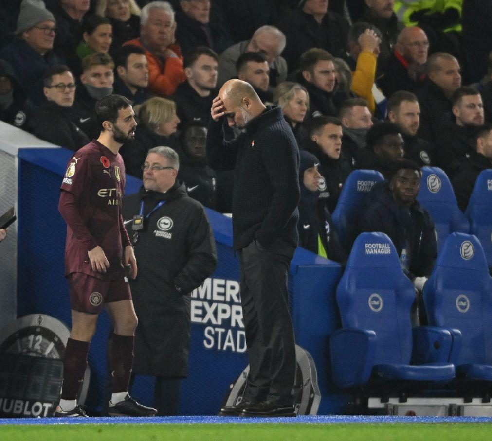 Brighton impõe quarta derrota seguida ao Manchester City