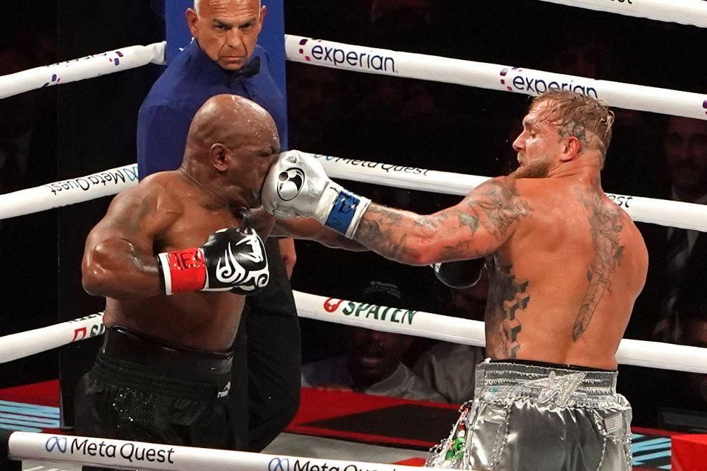 Ex-pugilista Mike Tyson derrotado por Jake Paul em decisão unânime