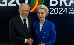 Ursula von der Leyen diz a Lula que UE mantém interesse no acordo comercial com Mercosul