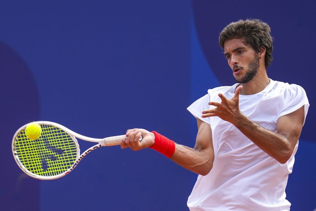 Francisco Cabral na final de pares de torneio de ténis de Rovereto