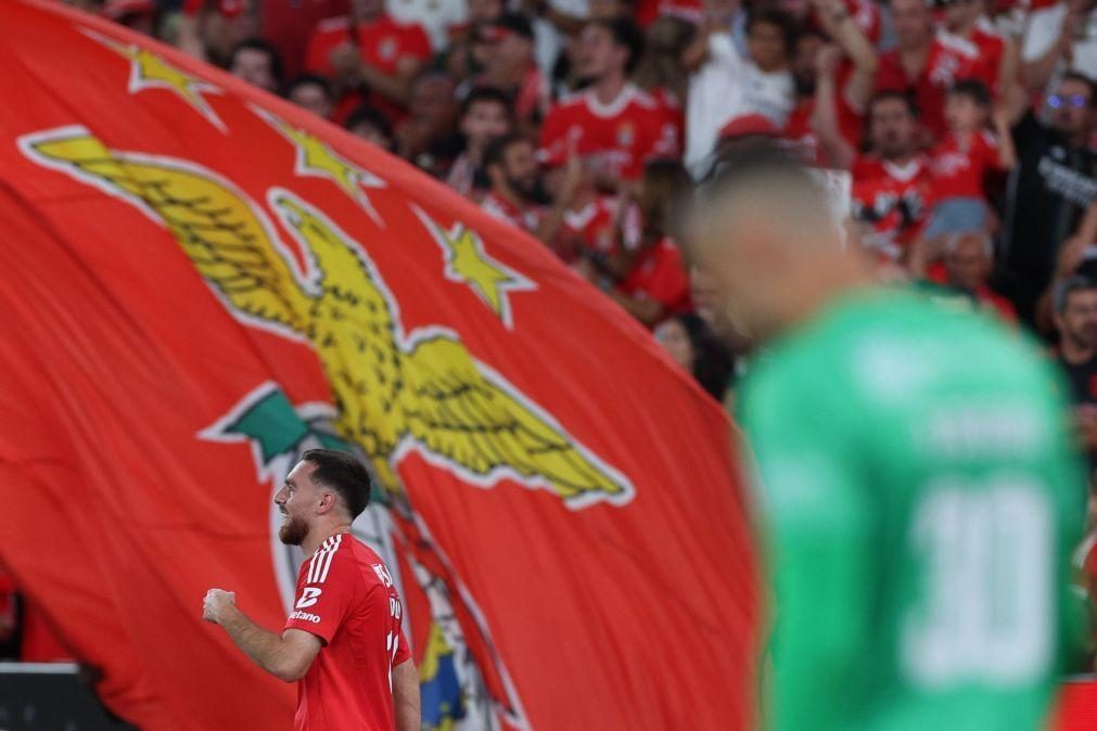 Benfica recebe Estrela da Amadora em duelo de escalão principal