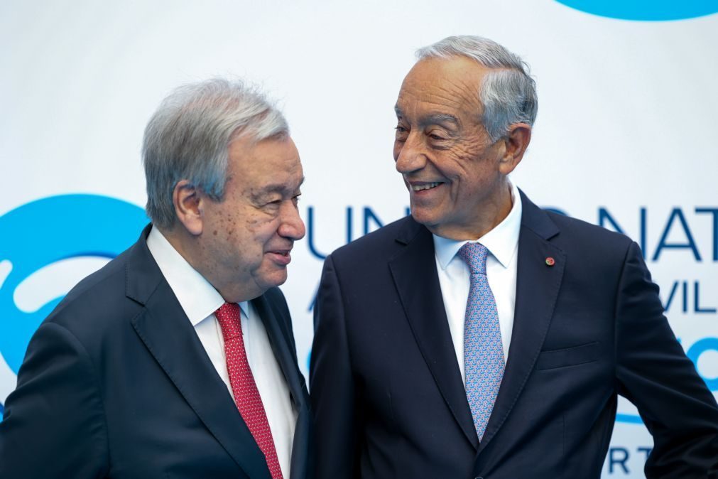 Guterres e Marcelo discutem guerras na Ucrânia e Médio Oriente e ação climática