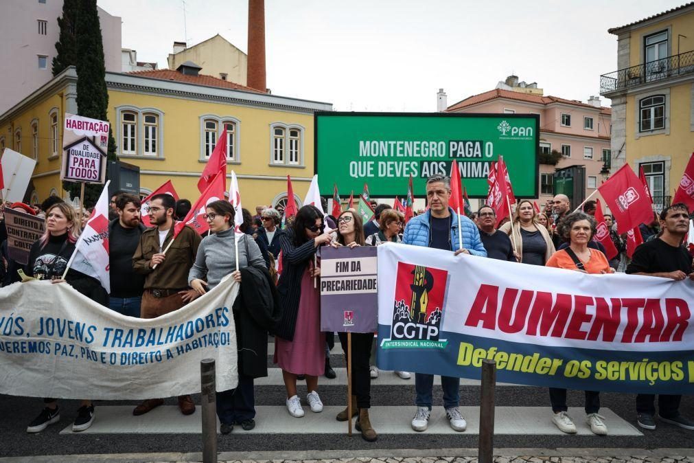 Milhares de trabalhadores em frente à AR para exigir 