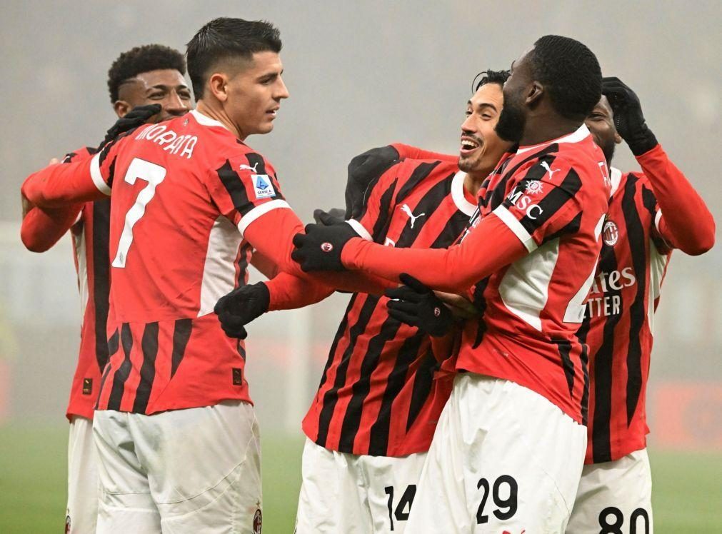 AC Milan regressa às vitórias na Liga italiana na receção ao Empoli