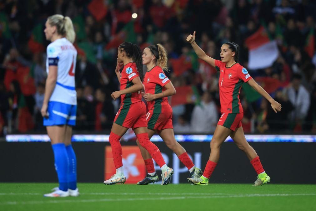 Portugal joga na República Checa 3.ª presença seguida no Euro feminino