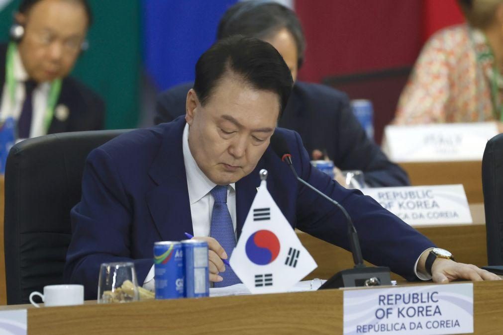 Presidente sul-coreano declara 