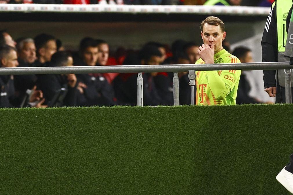 Primeiro vermelho da carreira de Manuel Neuer punido com dois jogos de castigo