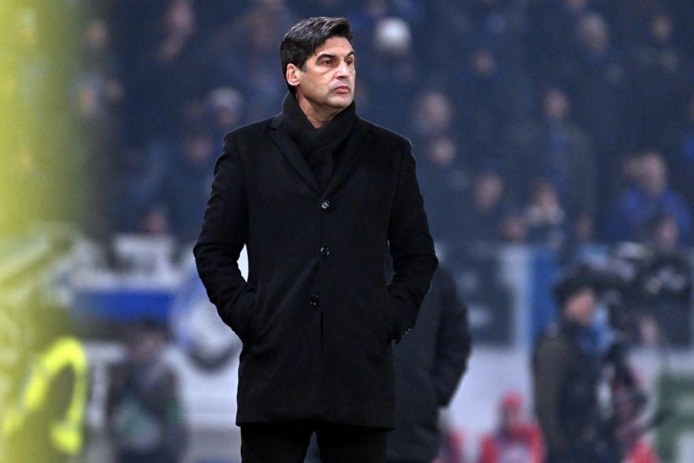 Atalanta sobe à liderança da Serie A à 'custa' de Paulo Fonseca