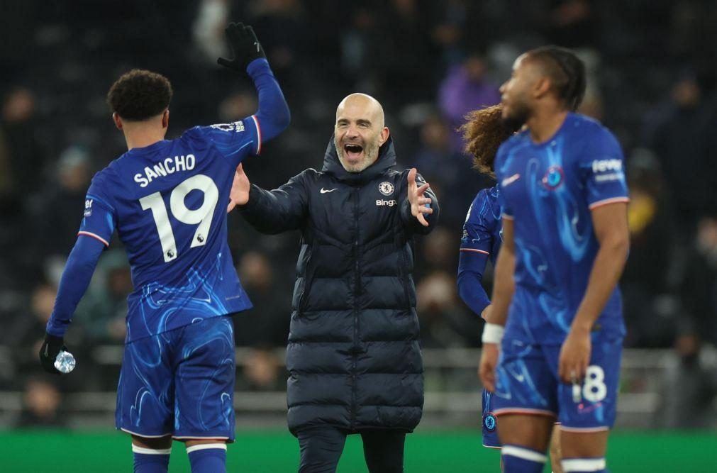 Chelsea vira 0-2 na casa do Tottenham e isola-se na vice-liderança em Inglaterra