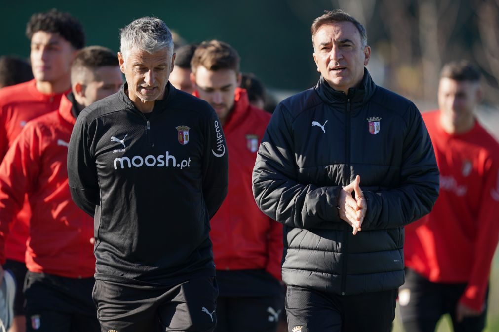 Carvalhal elogia Roma, mas garante Sporting de Braga a querer ganhar