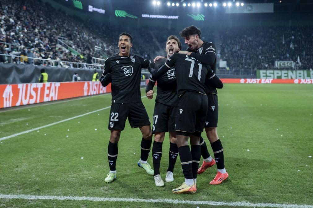 Guimarães vence e tem os 'oitavos' da Liga Conferência praticamente assegurados