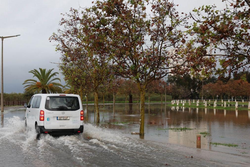 Avisos amarelos nos 18 distritos do Continente devido a chuva forte