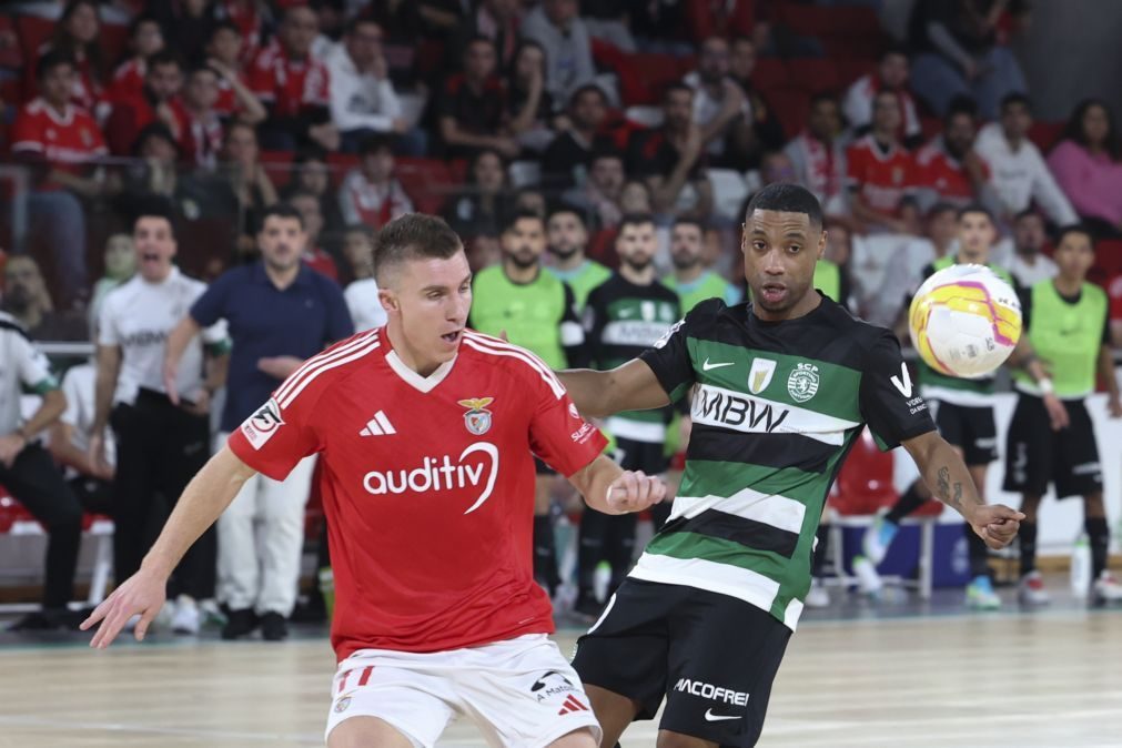 Sporting empata dérbi de futsal no último minuto e impede 'fuga' do Benfica