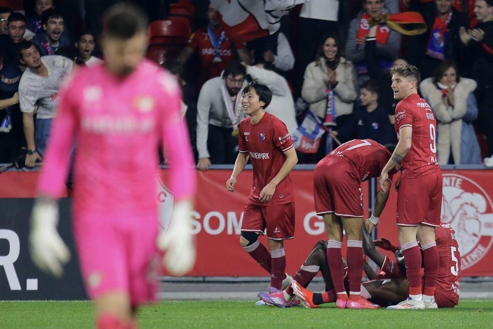 Gil Vicente vence Moreirense e está nos 'quartos' da Taça de Portugal