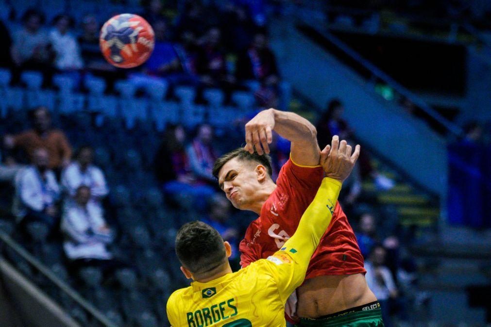 Portugal vence Brasil e garante lugar na segunda fase de grupos do Mundial de andebol