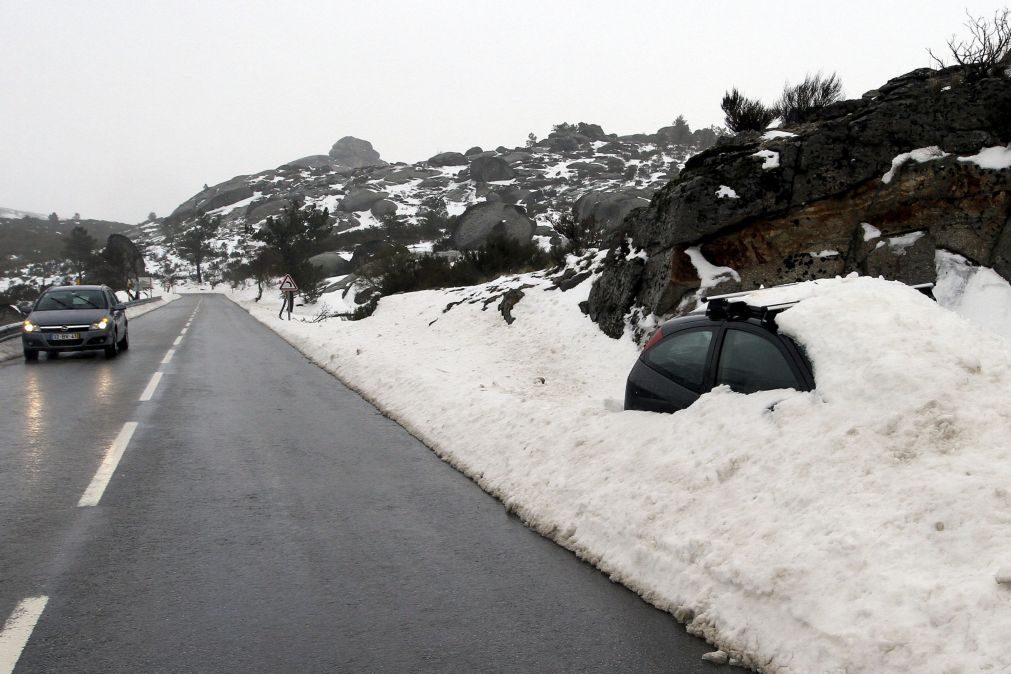 Estrada de acesso à Serra da Estrela reaberta hoje de manhã