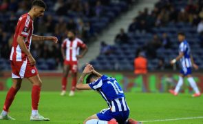 FC Porto perde com Olympiacos e falha acesso direto aos 'oitavos' da Liga Europa